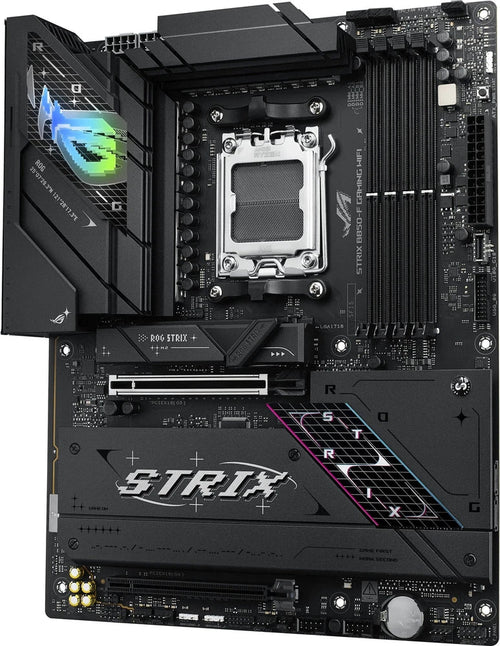 ASUS - ROG Strix B850-F GAMING WIFI (Socket AM5) AMD B850 ATX DDR5 Wi-Fi 7 Motherboard - Black