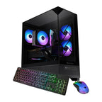 iBUYPOWER - Element SE Gaming Desktop PC - AMD Ryzen 5 8400F, AMD Radeon RX 6600 8GB, 16GB DDR5 RGB,1TB NVMe - Black